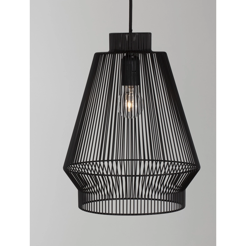 Böhmische Pendelleuchte Bredo Ø 27,5cm schwarz Lyora 5212017438898