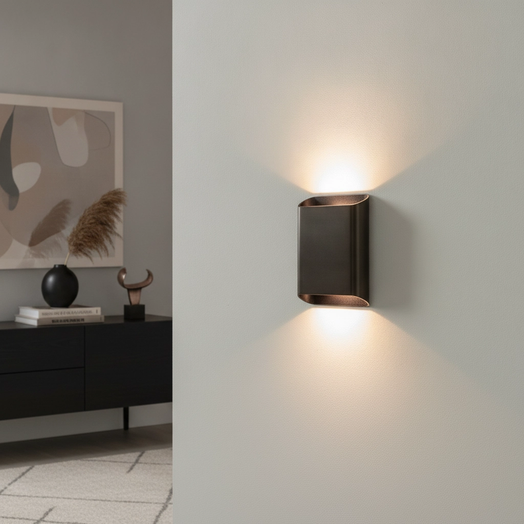 Wandlampe Diaz L Dark Bronze