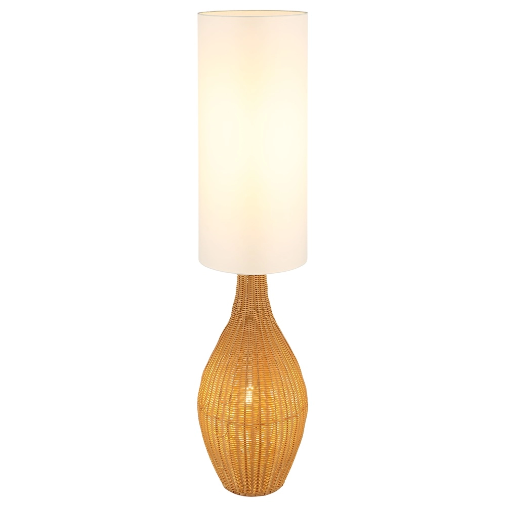Skandinavische Stehlampe Anko Rattan