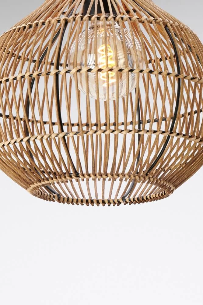 Pendelleuchte Pacino Rattan Ø 30cm Light & Living 8717807614539