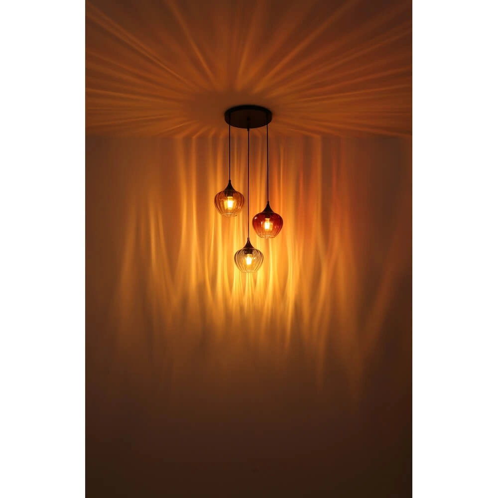 Pendelleuchte Sander 3-flammig rund Globo 9007371468591