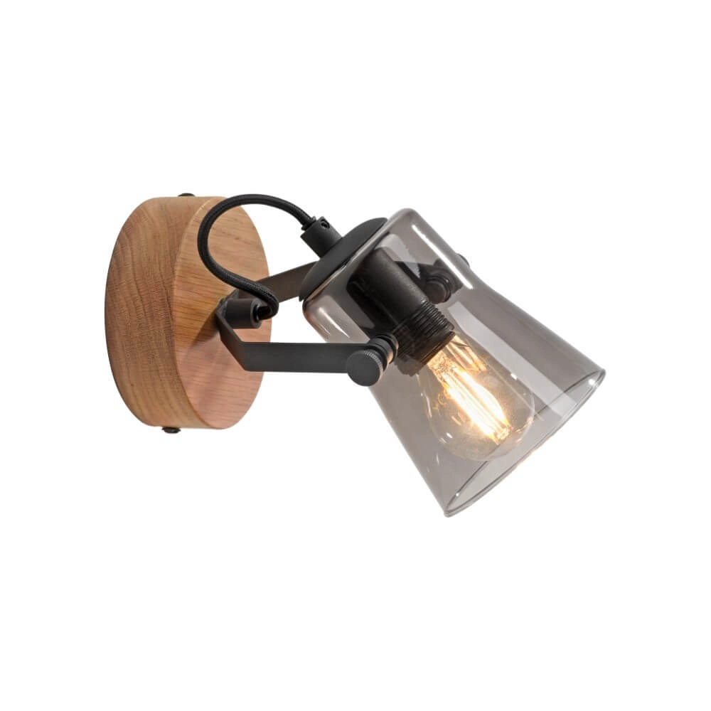 Wandleuchte Green Langstrom Holz Just Light 4043689994860