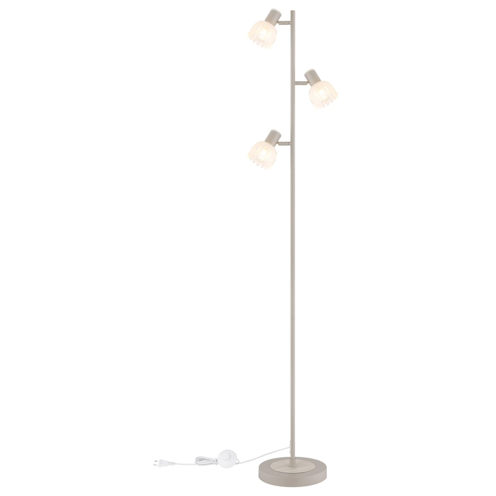 Stehlampe Planta sandbraun Globo 9007371566945