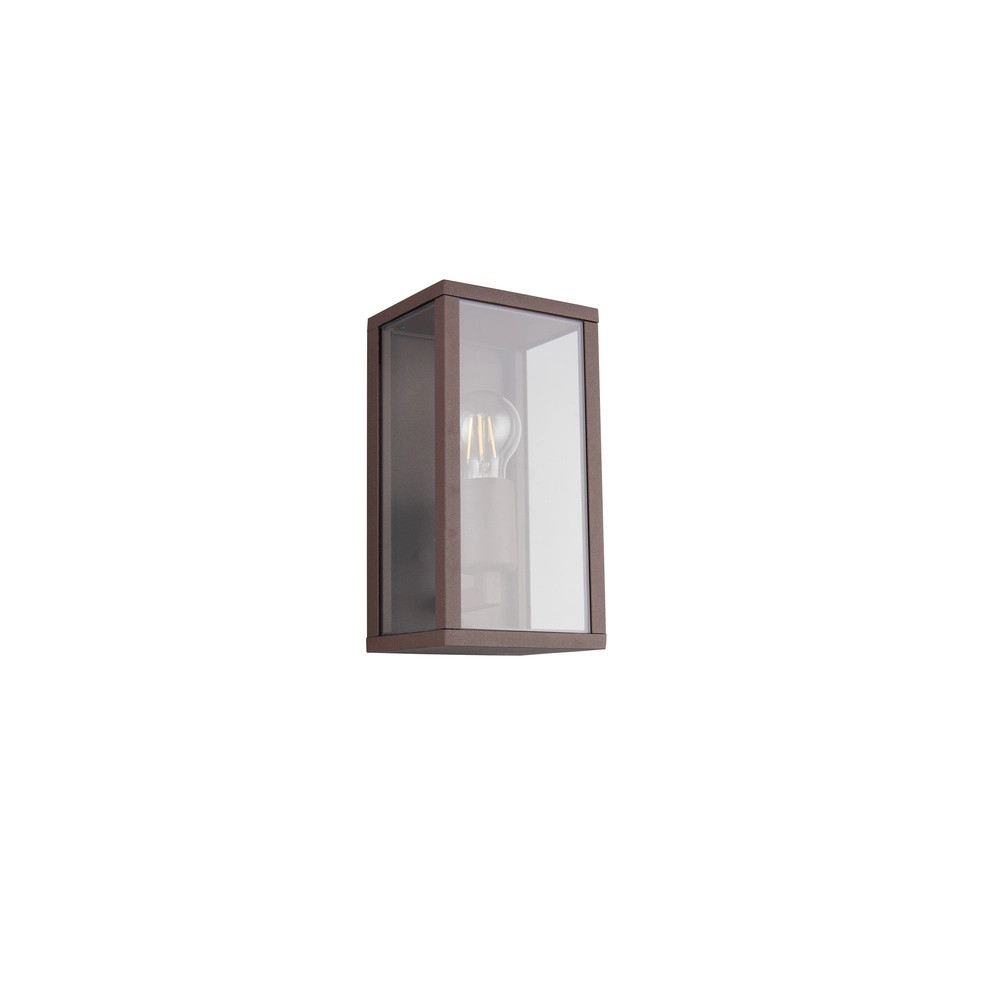 Moderne Wandlampe Garonne S rostbraun Trio 4017807687378