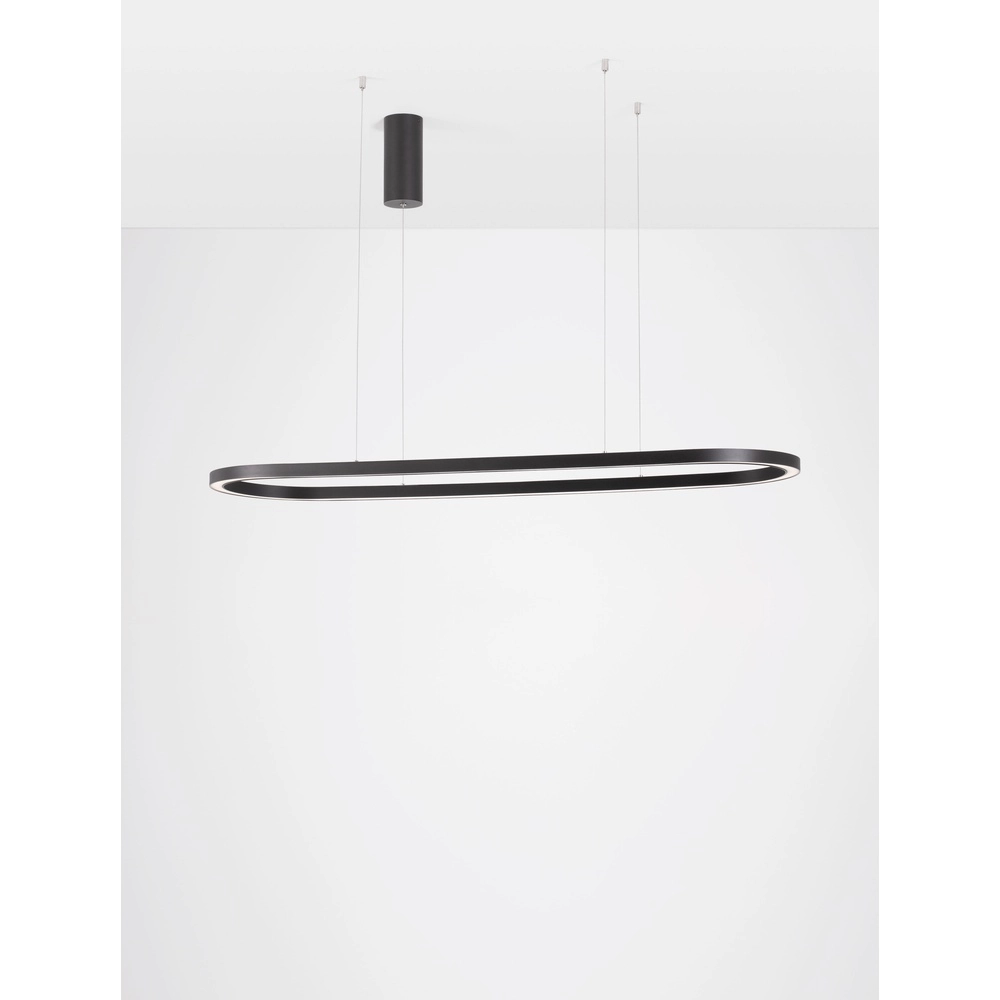 Ovale Pendelleuchte Cuppe schwarz Lyora 5212017438492