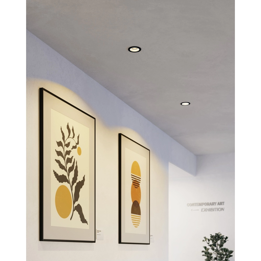 Zigbee-Vertiefungspunkt Carosso-Z Schwarz – rund Eglo 9008606259809