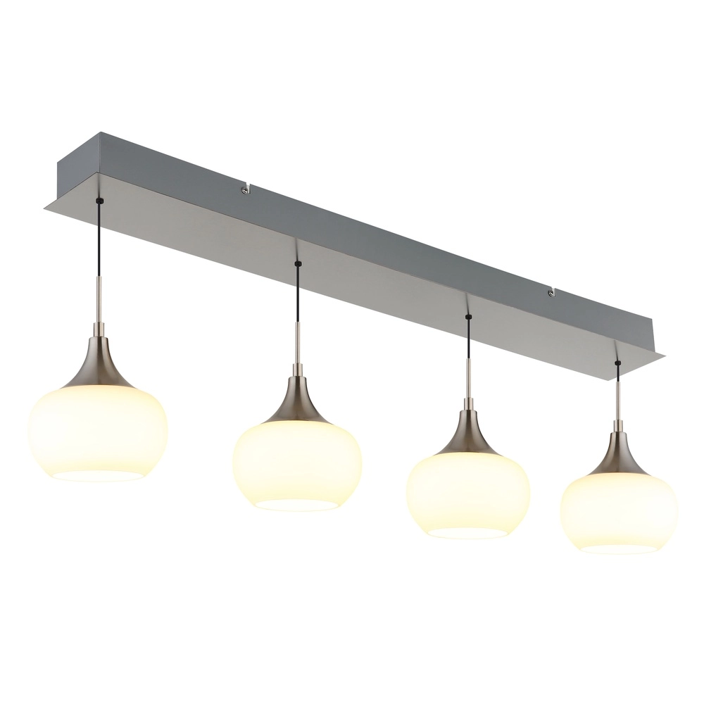 Design-Pendellampe Lui 4-Light-Nickel Globo 9007371592593