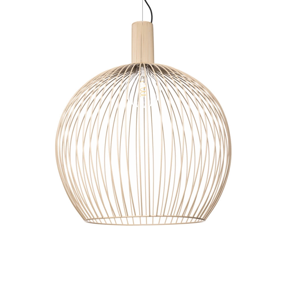 Sandfarbene Hängelampe Wire Sand Ø 60cm ETH 8720195307136