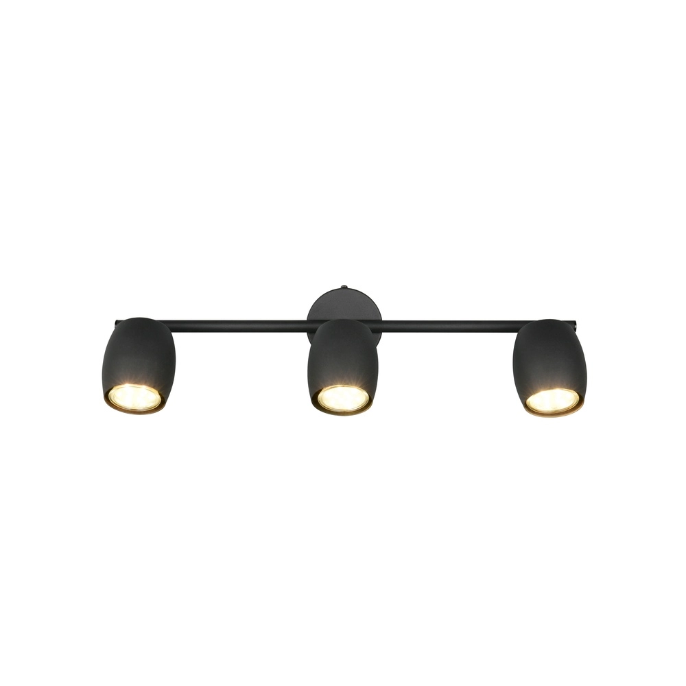 Deckenlampe Nancy 3-flammig schwarz Trio 4017807656732