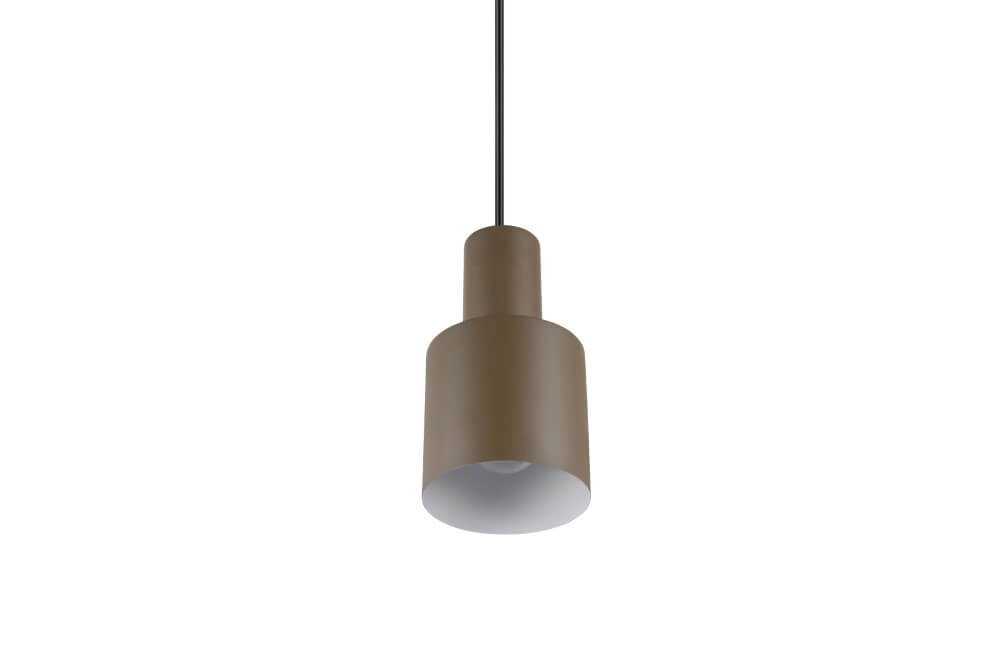 Taupefarbener Anhänger Agudo Ø 12cm Trio 4017807613780