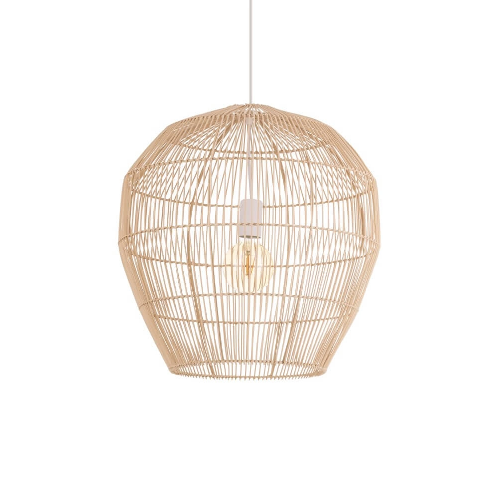 Rattan Pendelleuchte Haiti M Ø 50cm Lyora 5903139111645