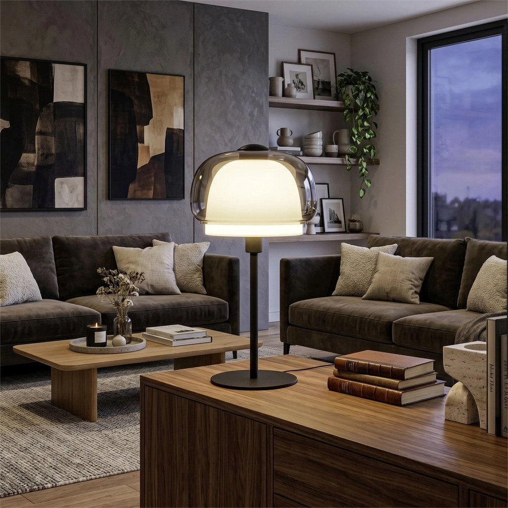 Design-Tischlampe Belomontejo Schwarz