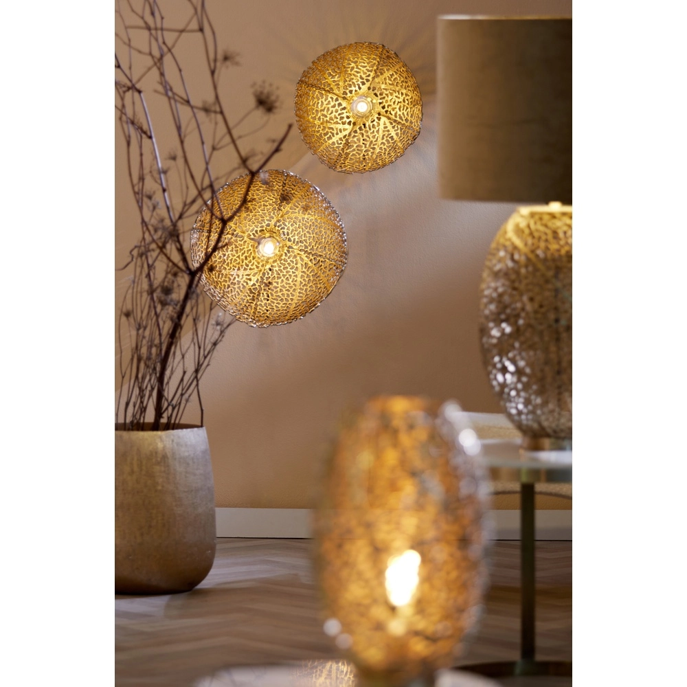 Messingwandlampe Sinula Ø 39cm - 1x E27 Light & Living 8717807641825