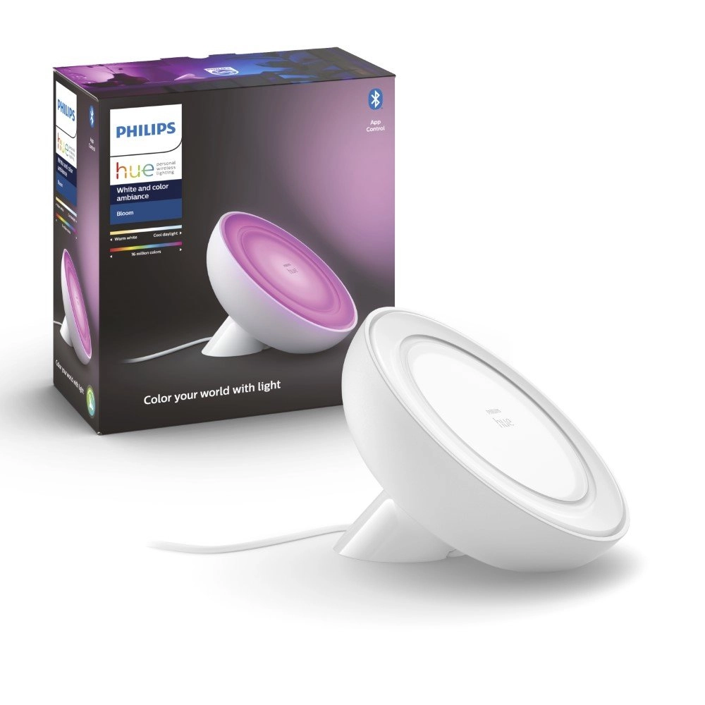 Weißes Deckenfluter Hue Bloom Philips 8718699770983