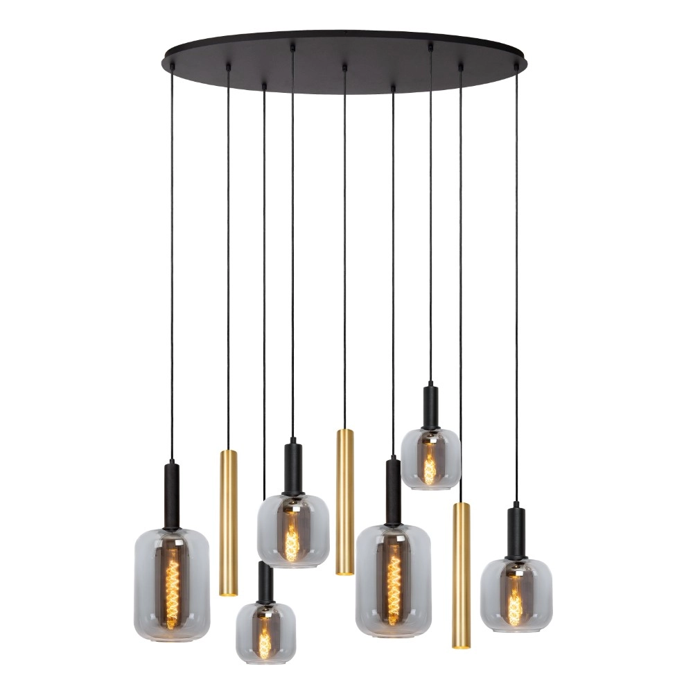 Pendellampe Joanet 6-Licht Gold