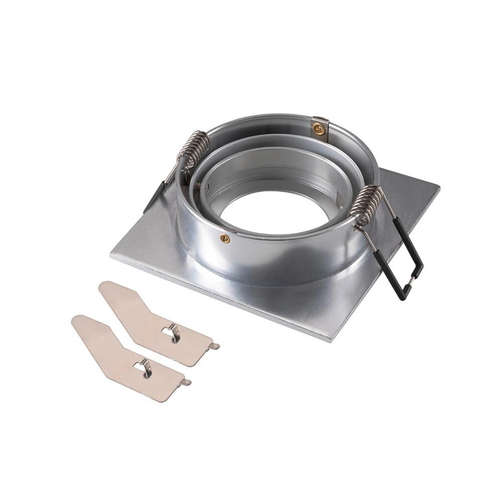 Montagering New Tria 75 quadratisch aus Aluminium - ohne Beschlag SLV 4024163276399