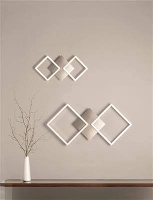 Wandleuchte Wall Art 75 cm grau Searchlight 5053423154848