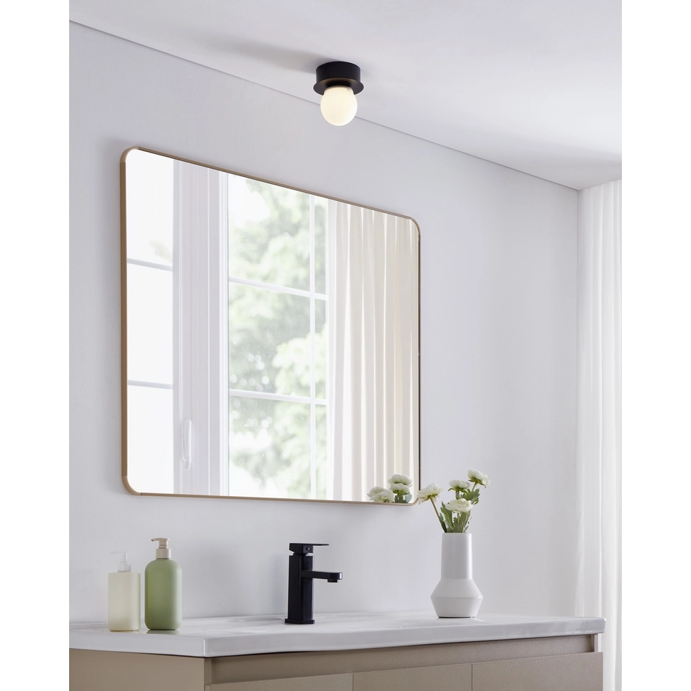 Schwarze Deckenlampe Mosiano Ø 11,5 cm Eglo 9008606286096