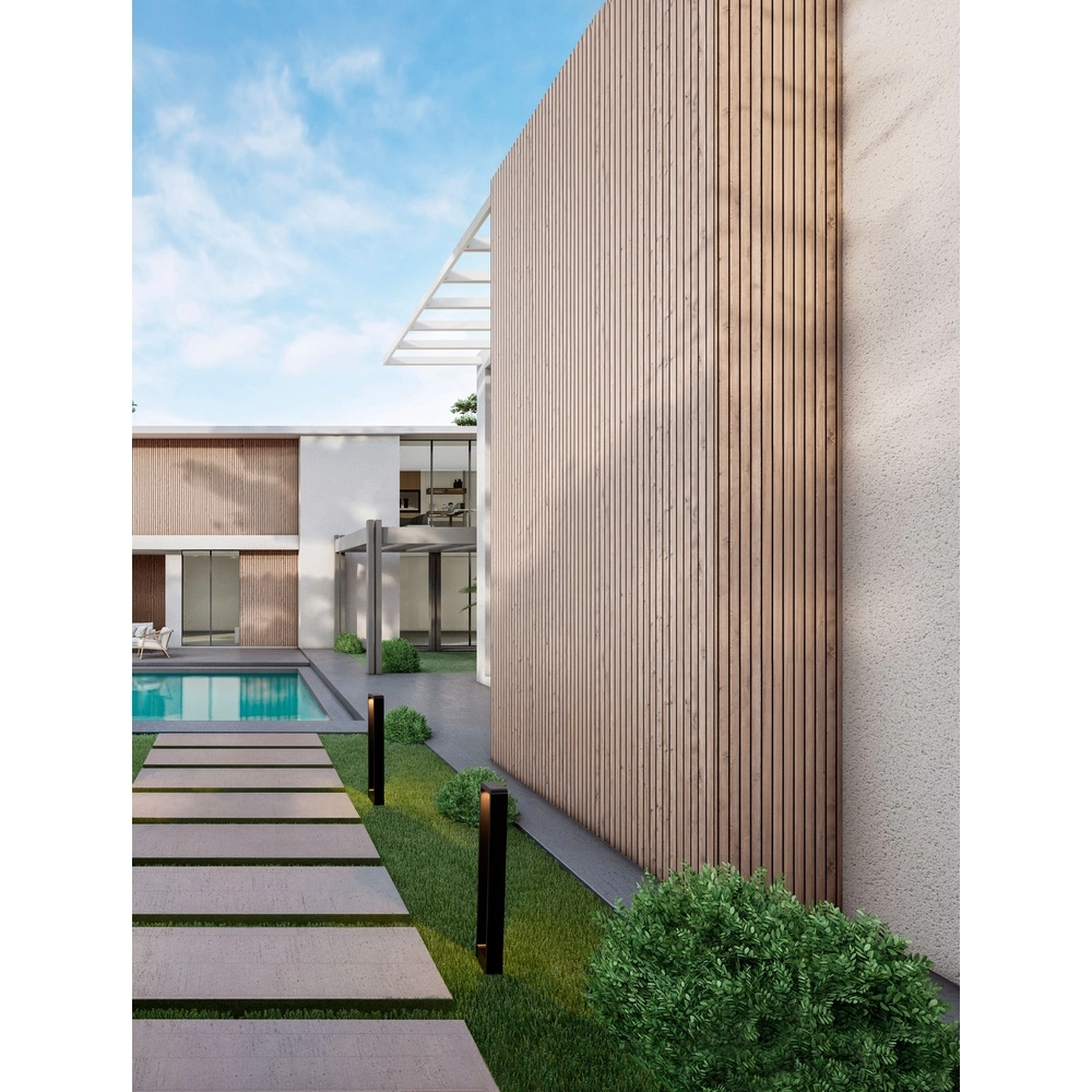 Design-Gartenleuchte Minimal schwarz 65cm Lyora 5212017448309