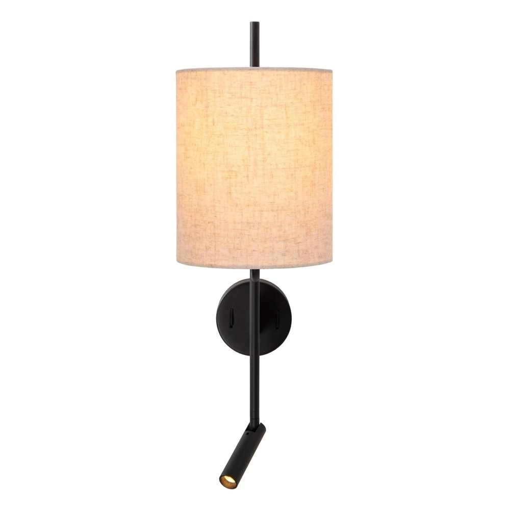 Wandlampe Magic mit zusätzlichem Licht und USB-Ladepunkt Lucide 5411212680068