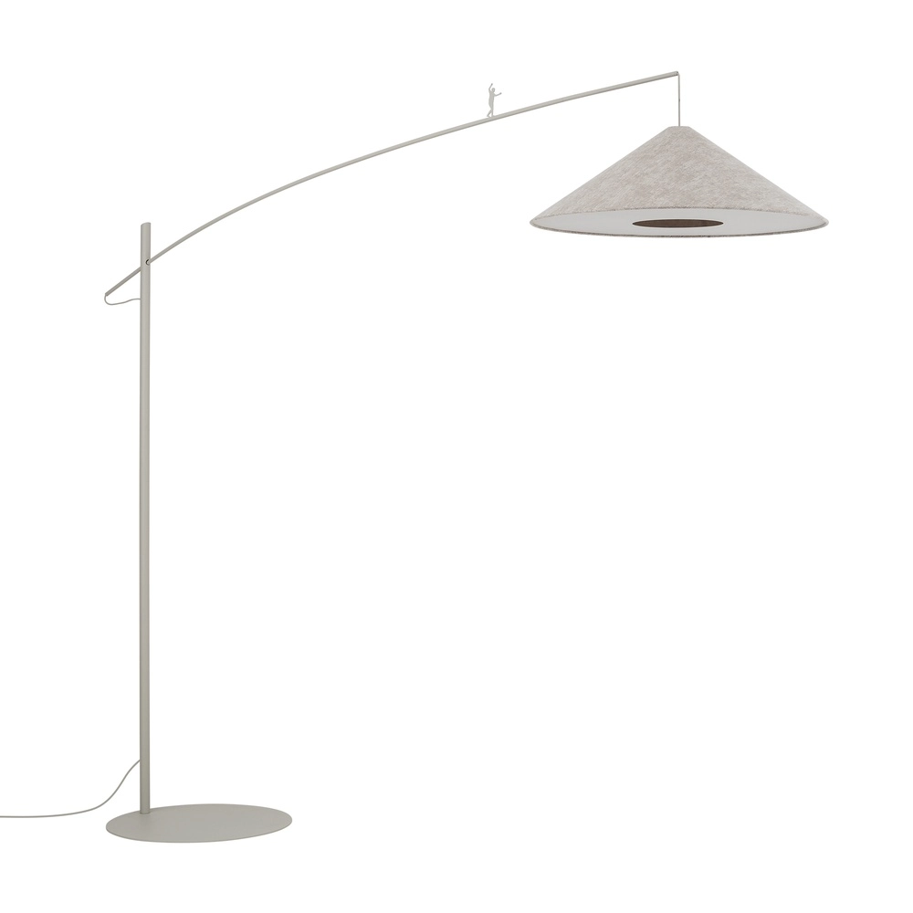 Stehlampe Poise sandbraun Ø 72 cm Lyora 5903139116862
