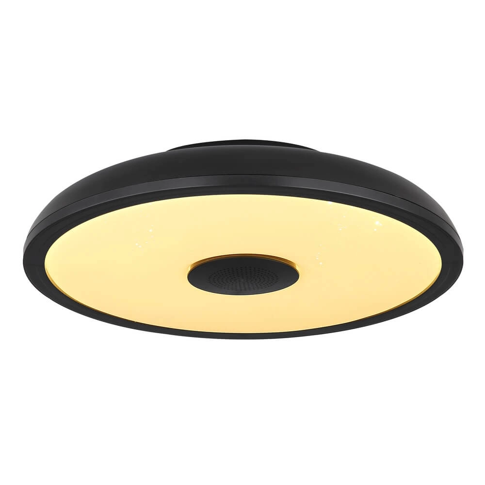 Schwarze Deckenleuchte Raffy Ø 28cm Globo 9007371418848