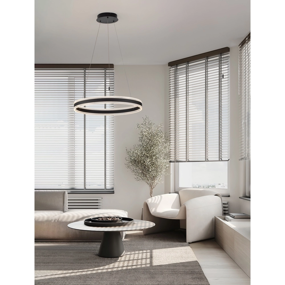 Design-Pendelleuchte Alaro schwarz einfach Lyora 5212017459619