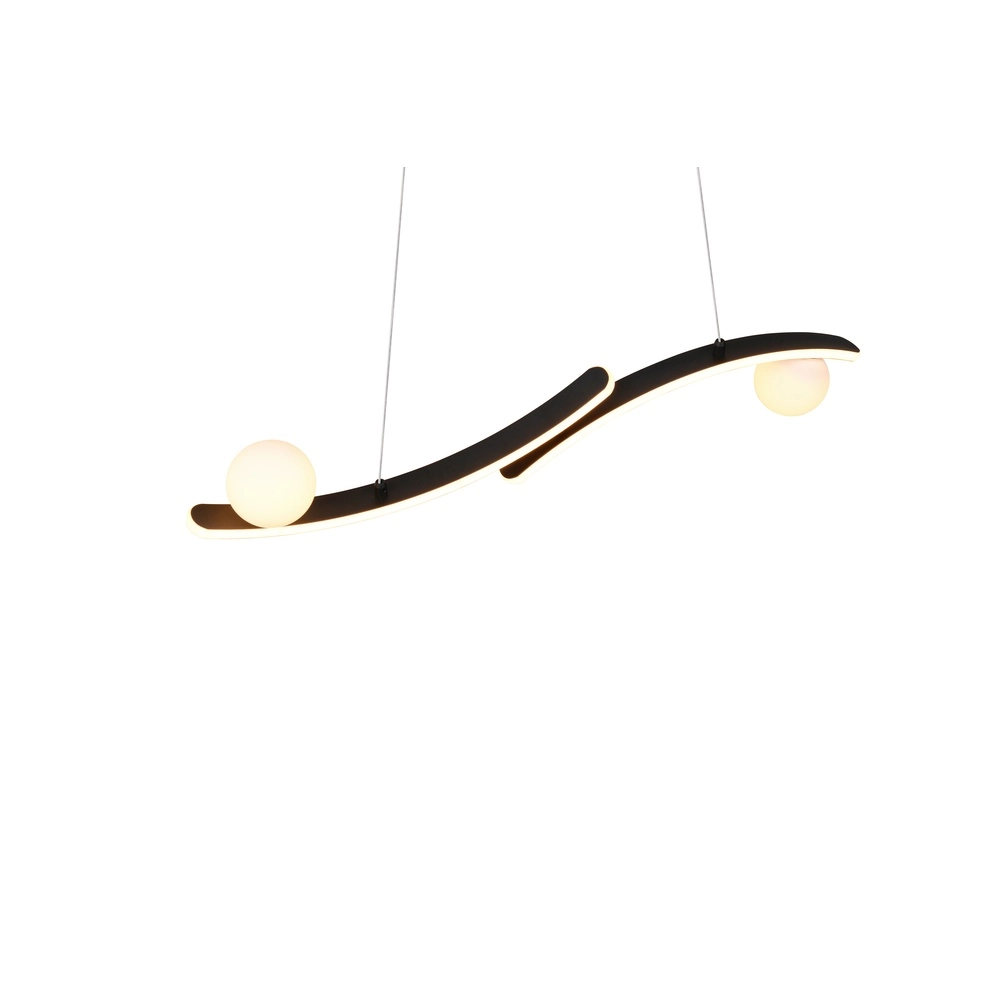 Design-Pendellampe Napoli Schwarz Trio 4017807683462