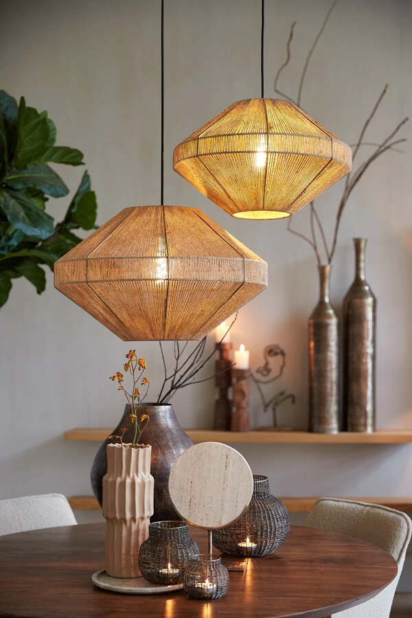 Rattan Pendelleuchte Mallow Ø 50cm Light & Living 8717807676254