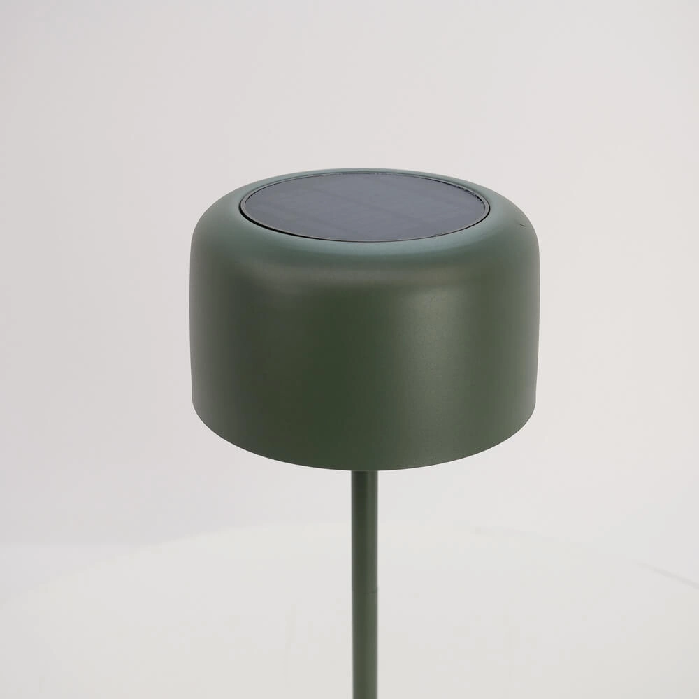 Schlanke Tischleuchte Roccanova Solar Green mit USB Eglo 9008606355051