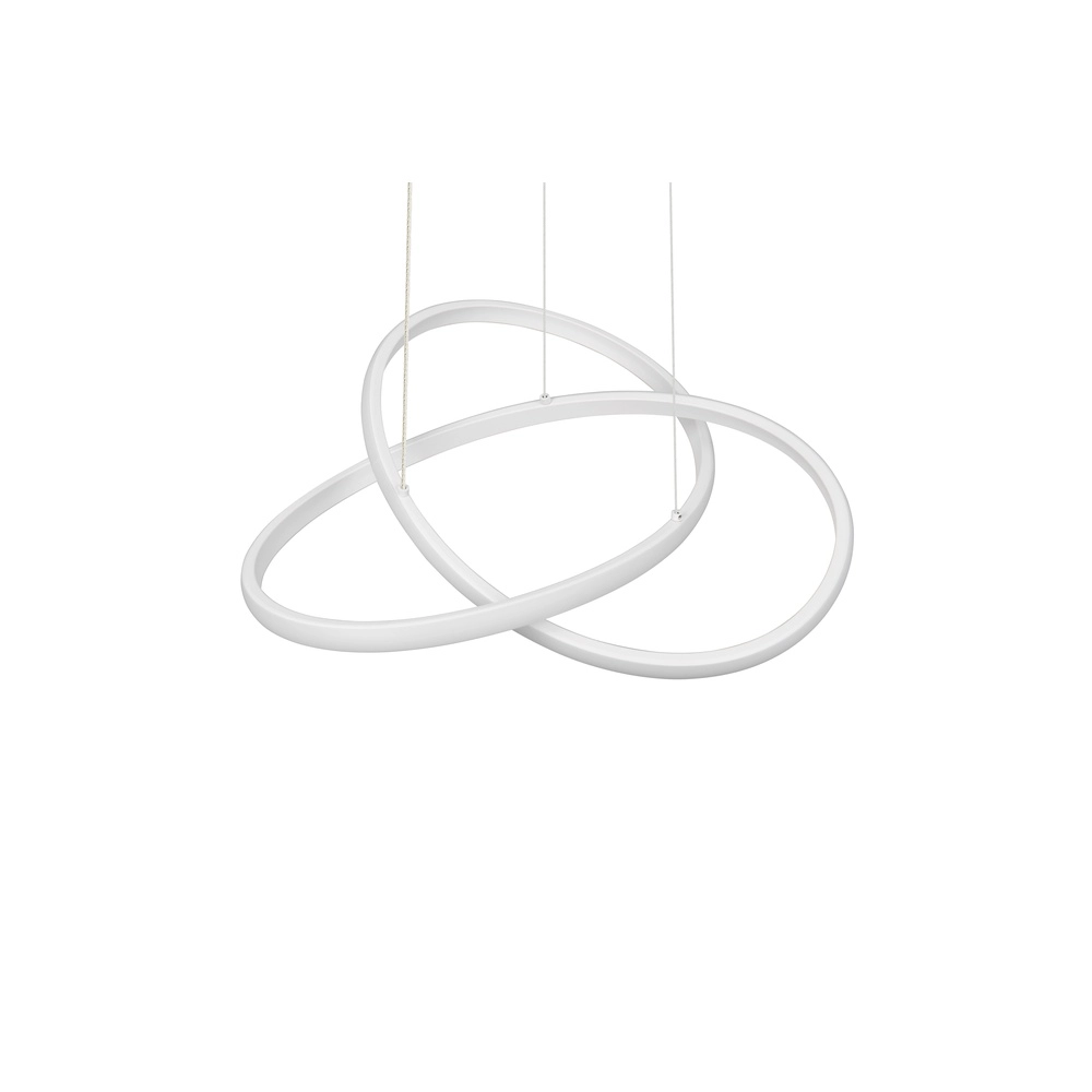 Design-Pendellampe Mansa Weiß Trio 4017807682151