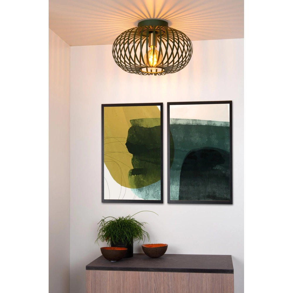 Deckenlampe Manuela Ø 39,5 cm grün Lucide 5411212782809