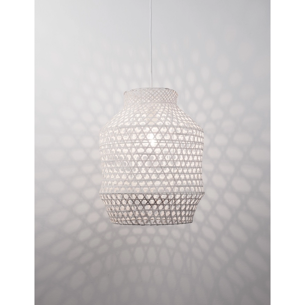 Weiße Pendelleuchte Mia Ø 35cm Lyora 5212017416704