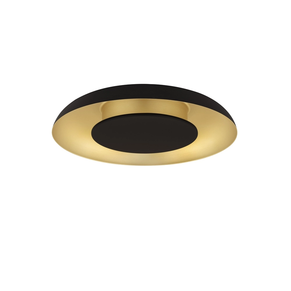 Design-Deckenleuchte Epos Ø 40cm schwarz mit gold Lyora 5212017463203