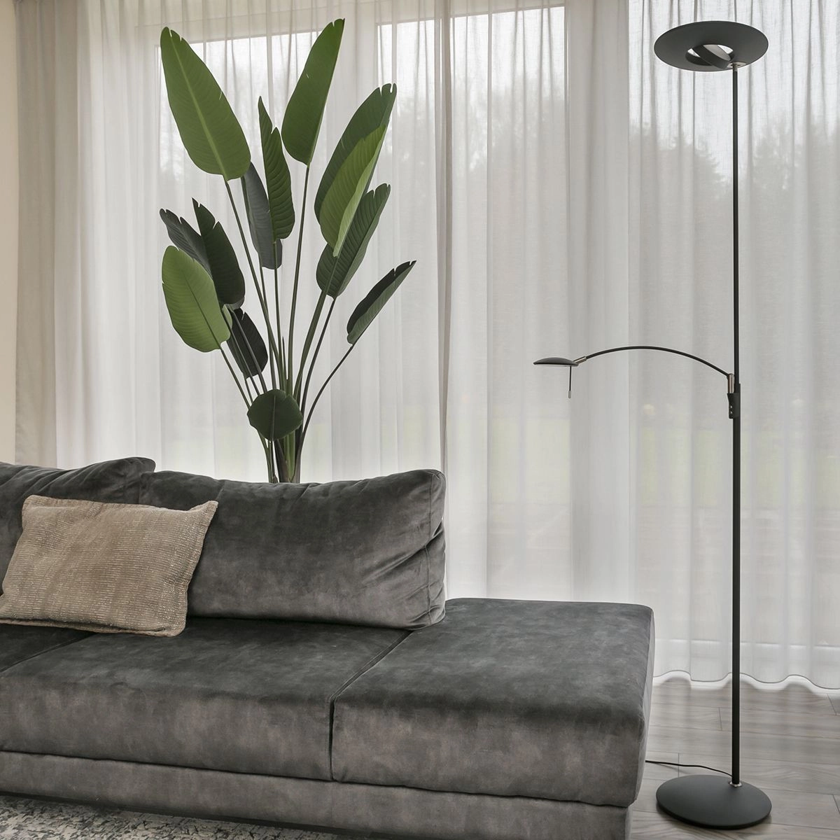 Leselampe Zenith LED schwarz Steinhauer 8712746113396