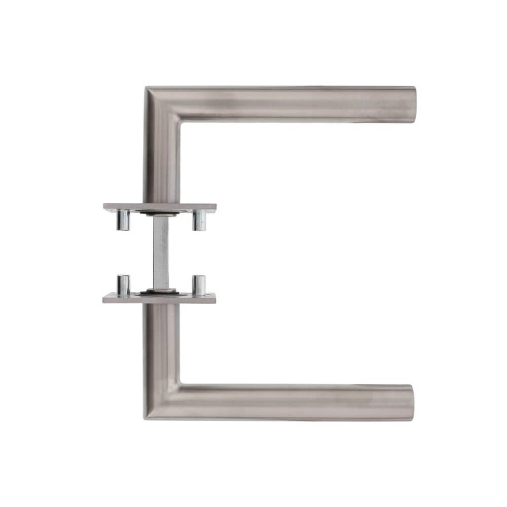 Türklinke Hoek 90 Quadratische Magnetrosette Edelstahl Intersteel 8714186444320