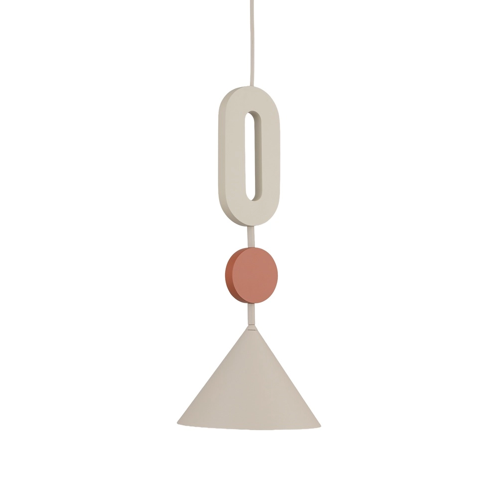 Einzigartige Pendellampe Drops Color sandbraun Ø 20,5 cm Lyora 5903139111928