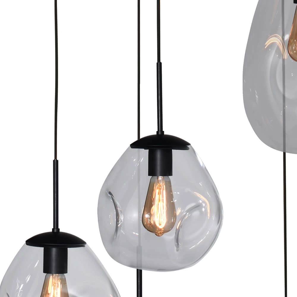 Vide-Hängelampe Lava 5x Klarglas Masterlight 8718121286525