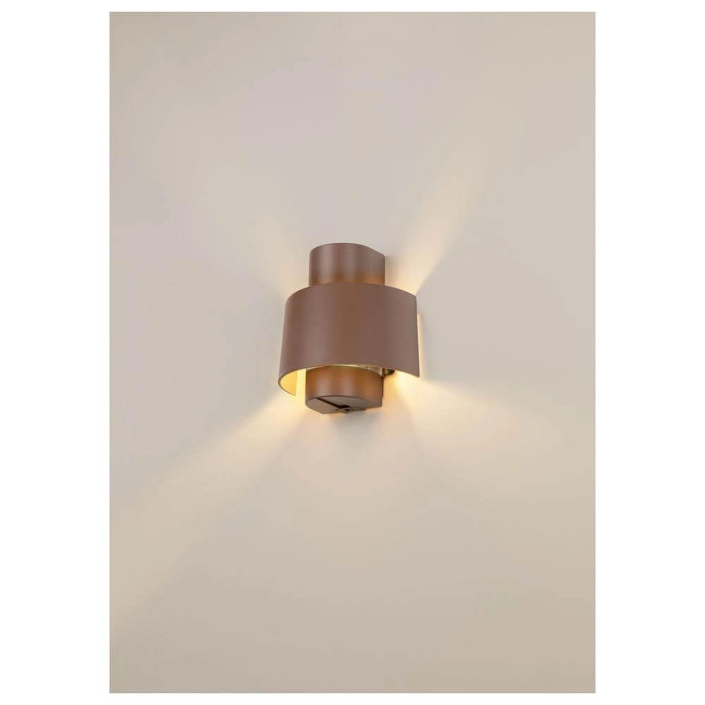Design-Wandleuchte Photoni Cyl Rostbraun SLV 4024163295284