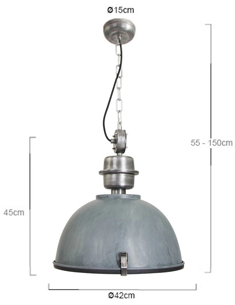 Retro Pendelleuchte Bikkel Steinhauer 8712746102451