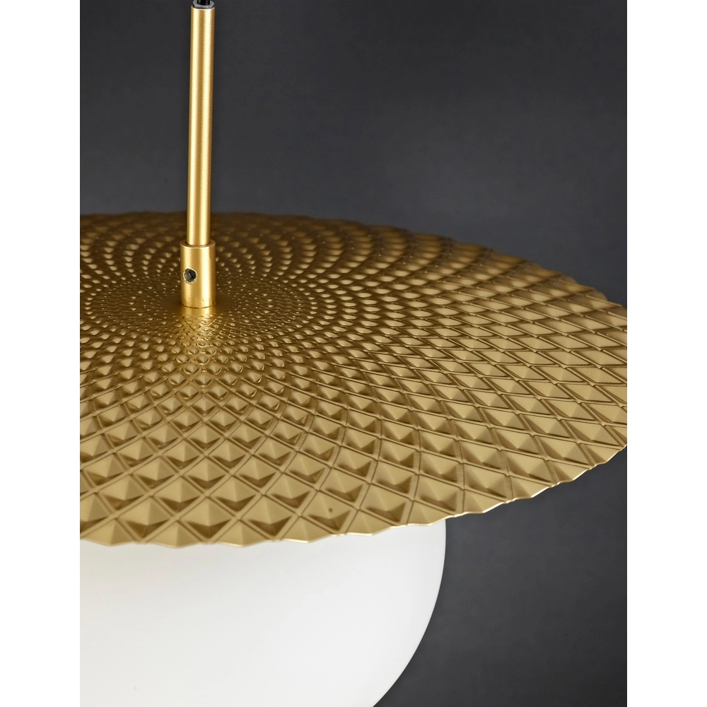 Pendelleuchte Obbit gold Ø 38cm Lyora 5212017427748