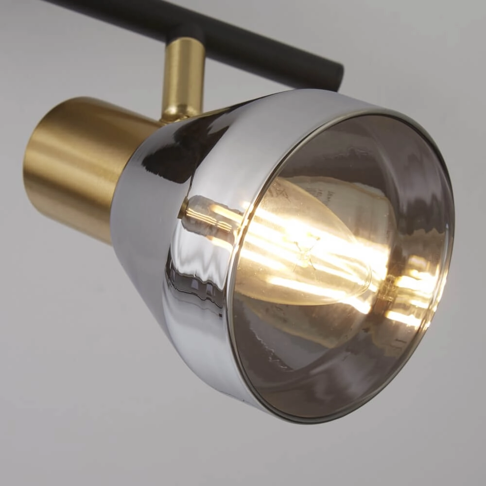 Deckenleuchte Westminster mit Rauchglas 2-flammig Searchlight 5053423227894