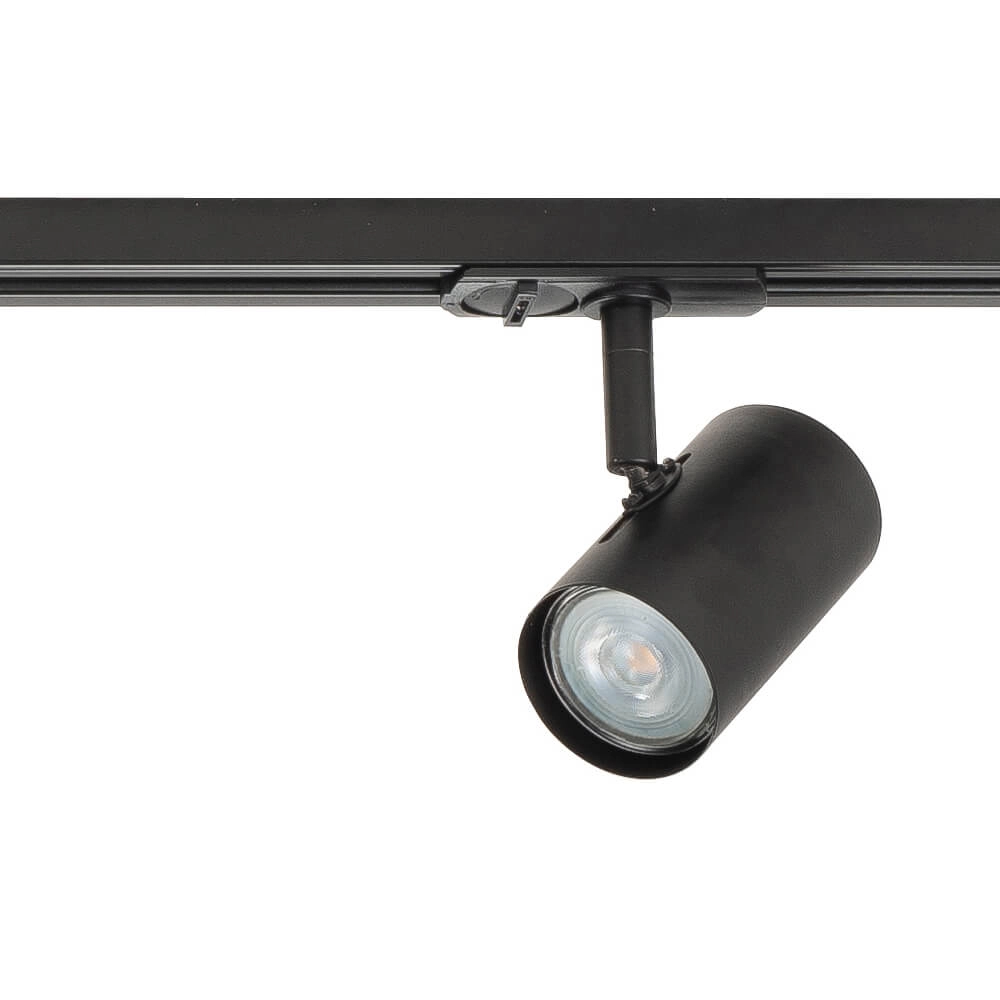 1-Phasen-Schienenset 100cm Cilinder schwarz mit 3 Flecken Highlight 8718379039553