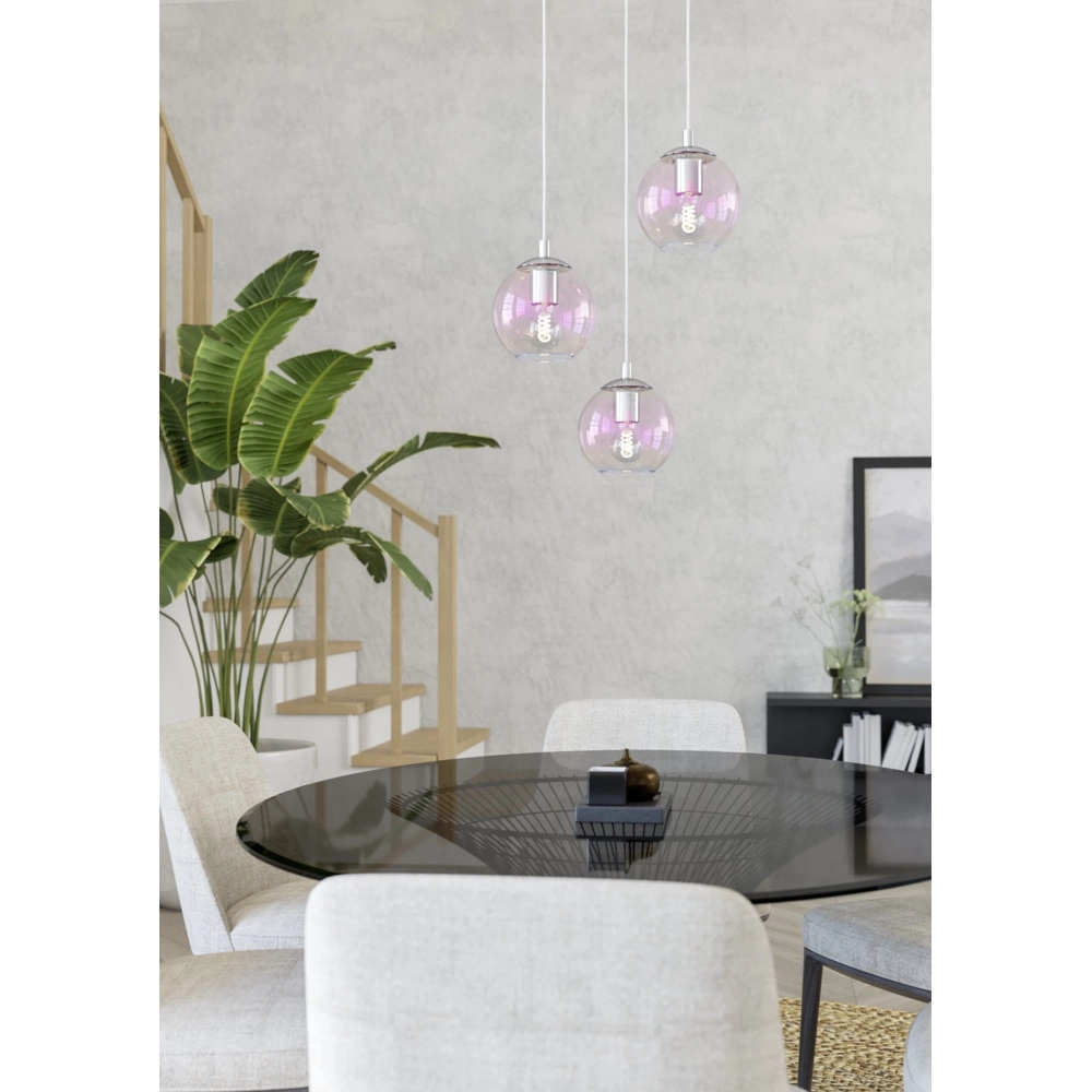 Pendelleuchte Ariscani 2 3-flammig chrom rund Eglo 9008606358106