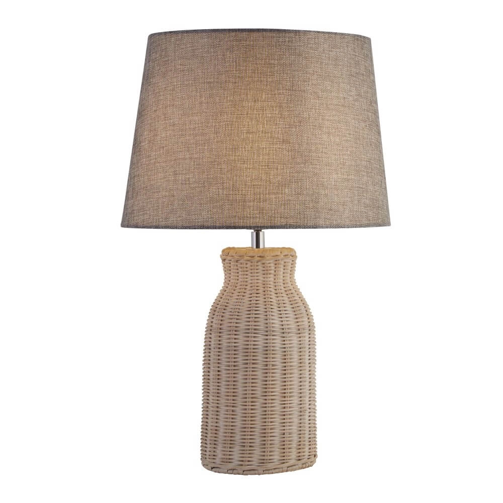 Tischlampe Tablu braun