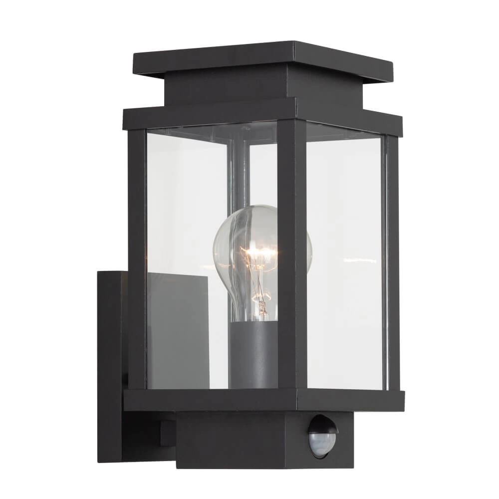 Black outdoor lamp with sensor Boston KS 8714732776806