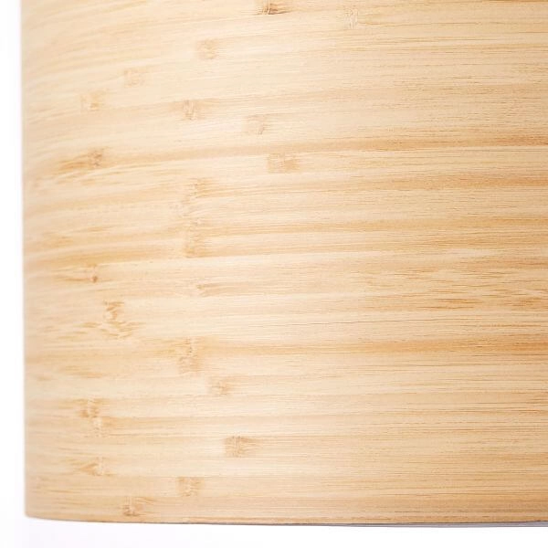 Hängelampe Romm Schwarz mit Holzbraun Brilliant 4004353394805