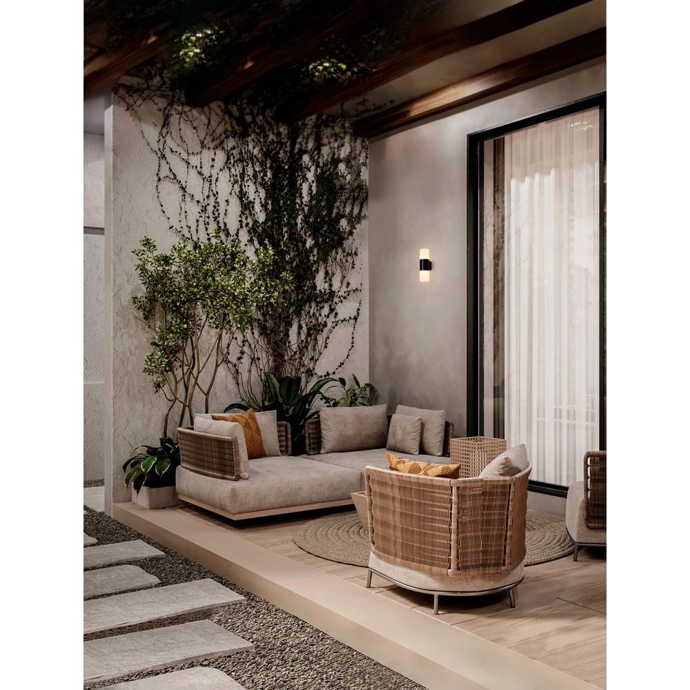 Design-Wandleuchte Paul schwarz Lyora 5212017448248