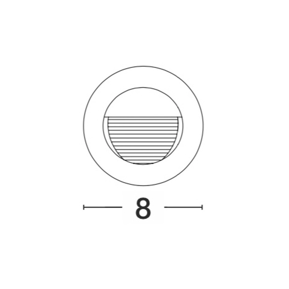 Einbauleuchte Krypton grau Lyora 5212017409317