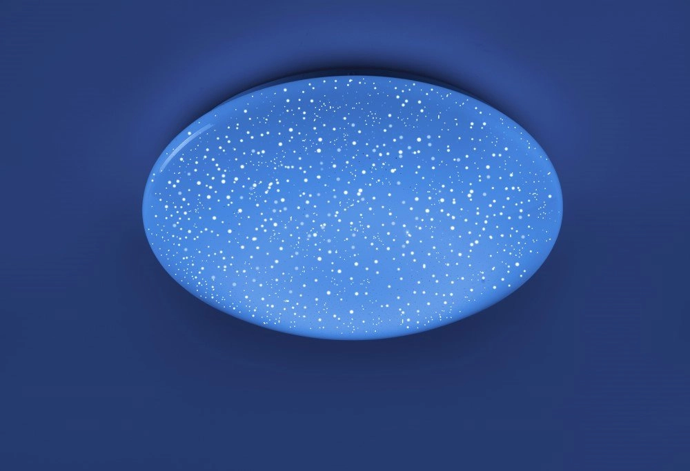Verstellbare Deckenleuchte Skyler RGB 38cm mit Sterneffekt Just Light 4043689928896